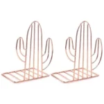 Fermalibri a forma di cactus
