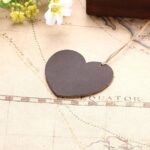 Segnalibro a forma di cuore in pelle