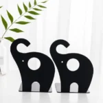 Fermalibri a forma di elefante